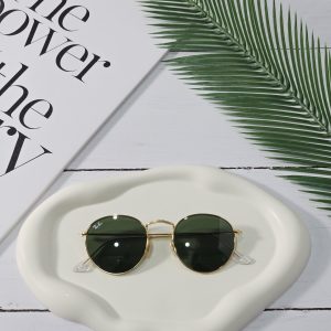 عینک آفتابی ری بن RB3447_gold_green