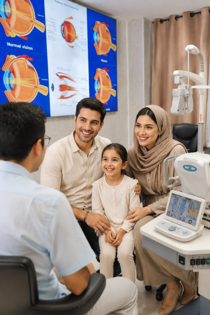 معاینه و تعین نمره چشم در شاهین شهر در کلینیک رز